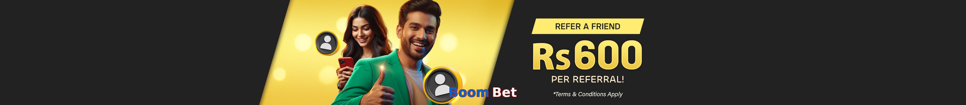 Boom Bet interface sample